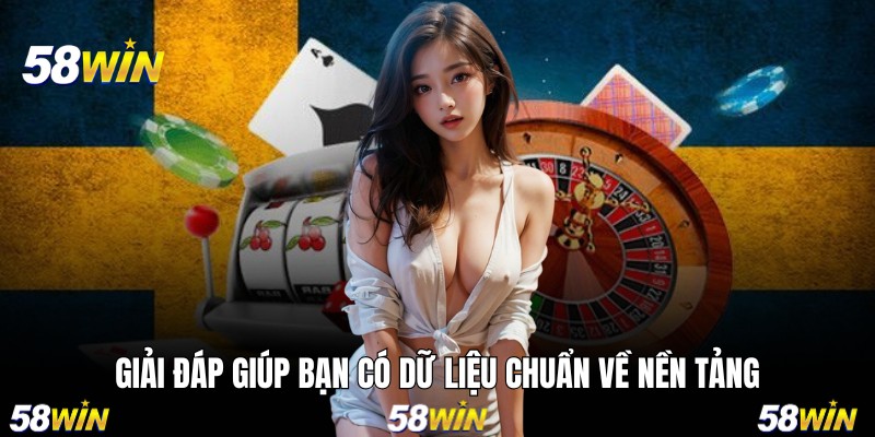 Giải đáp giúp bạn có dữ liệu chuẩn về nền tảng