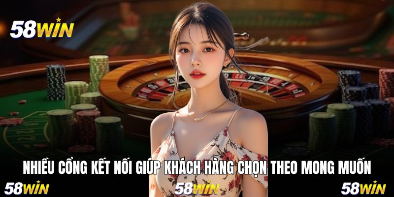 Nhiều cổng kết nối giúp khách hàng chọn theo mong muốn